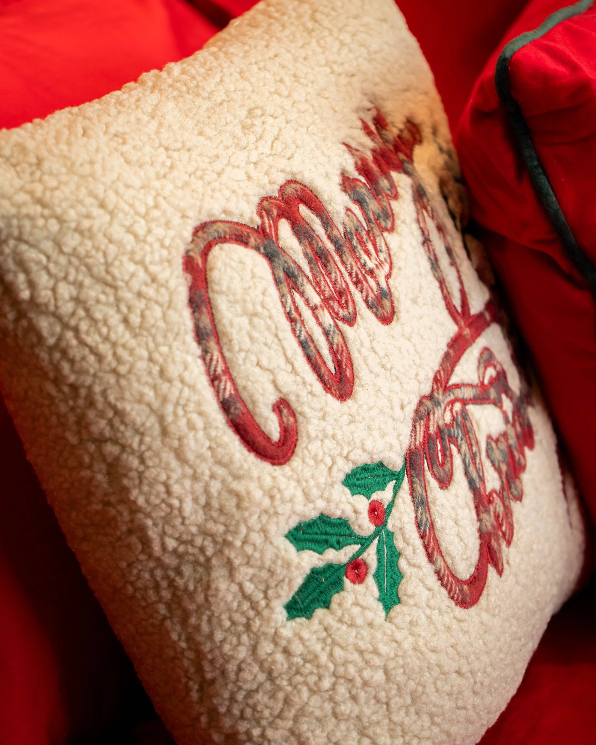 Cuscino Merry Christmas Furry